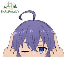 Earlfamily 5.1 Anime Roxy Peeker Funny Car Decals Windows Diy Decorate Stickers Earlfamily 5.1 Anime Roxy Peeker Funny Car Decals Windows Diy Decorate Stickers