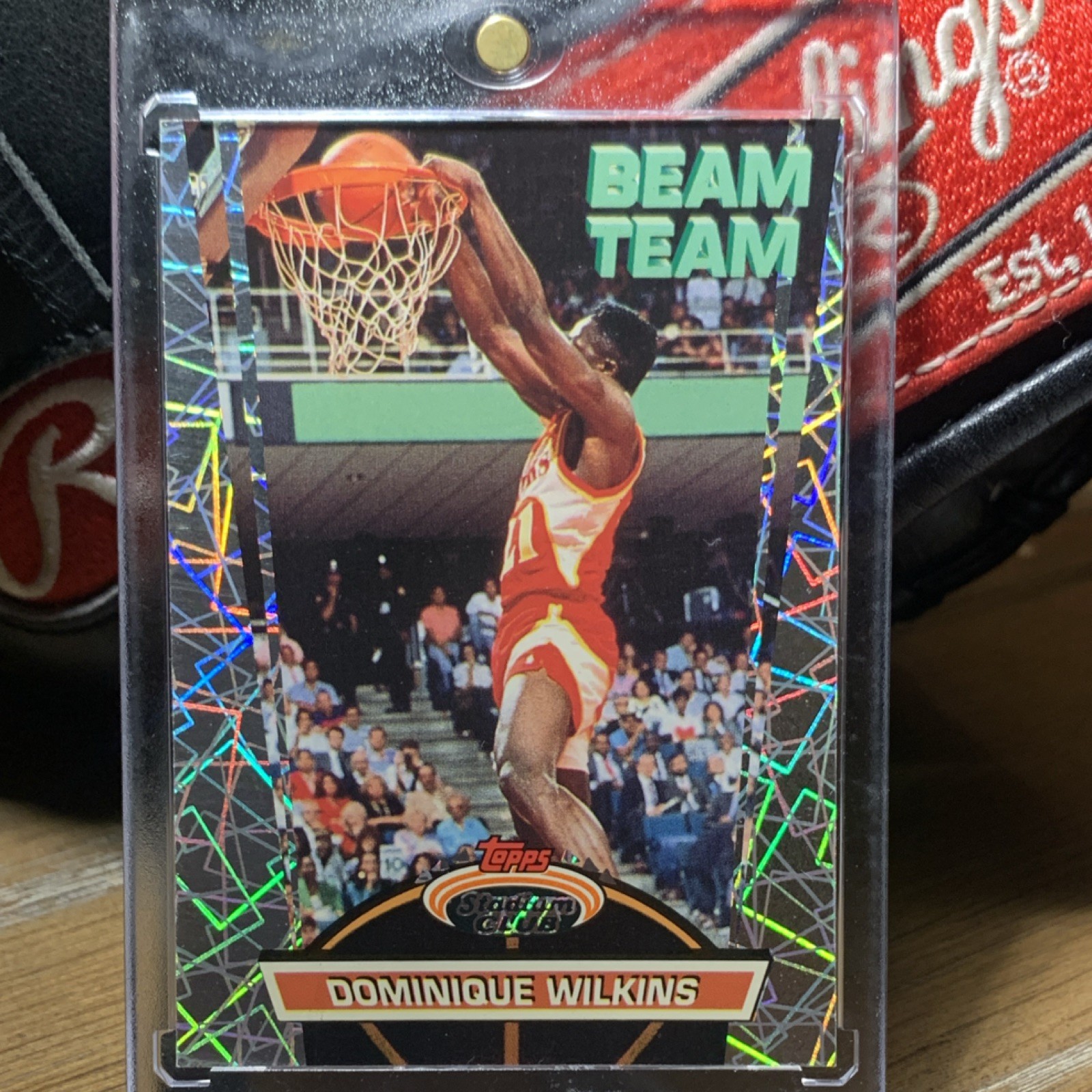 Topps Stadium Club 1992-93 Beam Team Dominique Wilkins #2 Atlanta Hawks NBA