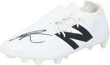 Eberechi Eze Arsenal FC Autographed White New Balance Furon Soccer Cleat
