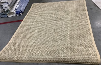 NATURAL BEIGE 6'-0'' x 8'-0'' Broken Thread Rug Reduced Price 1172683545 NF114A-68