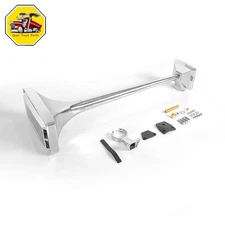 Chrome Train Horn Truck Loud Single Air Horns 150DB for Car Boat Pickups 640mm