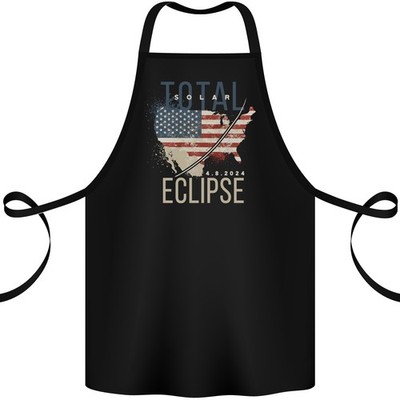USA Total Solar Eclipse Baumwolle Schürze 100% Bio