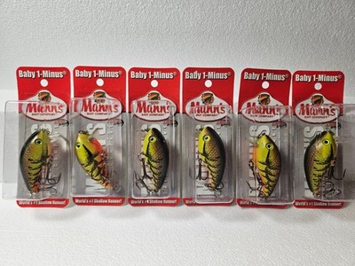 Mann's Bait Company Baby 1- (6 lures of Winter Craw)