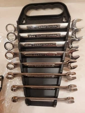 Craftsman USA MADE 8 Piece Metric Wrench Set. 10mm Thru 17mm. Open , Never Used