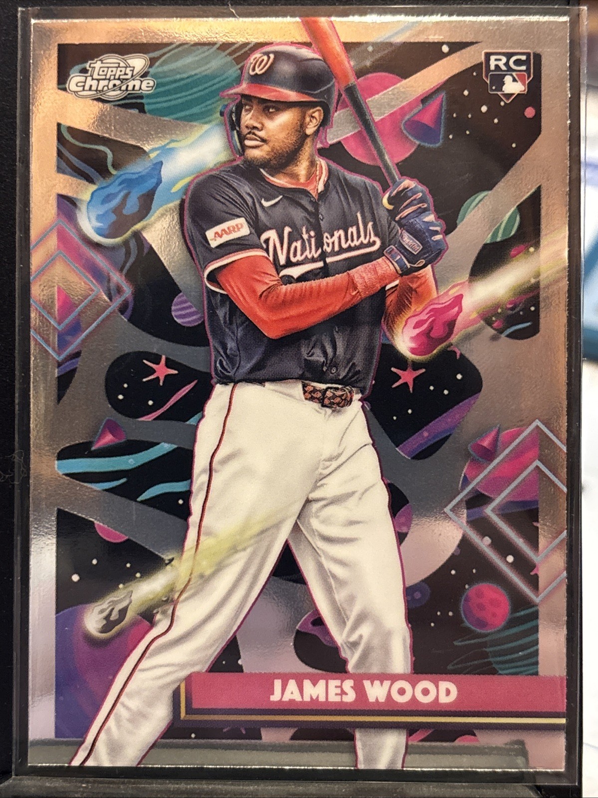 2025 Topps Cosmic Chrome James Wood Cosmic RC Rookie #1 Nationals