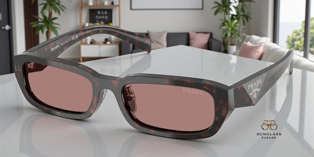 PRADA Brown Square Sunglasses for Women for sale | eBay
