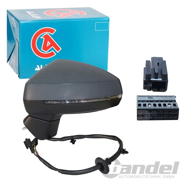 Alkar AußEnspiegel AsphÄRisch Beheizbar Links Passend FüR Audi A3 | 6139782-image