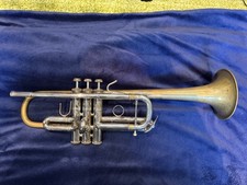 Bach 239G/25A C Trumpet, Osmun blueprinted, raw brass bell, excellent condition
