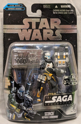 Star Wars Saga Collection Expanded Universe Scorch - Hasbro, 2006 - NEW