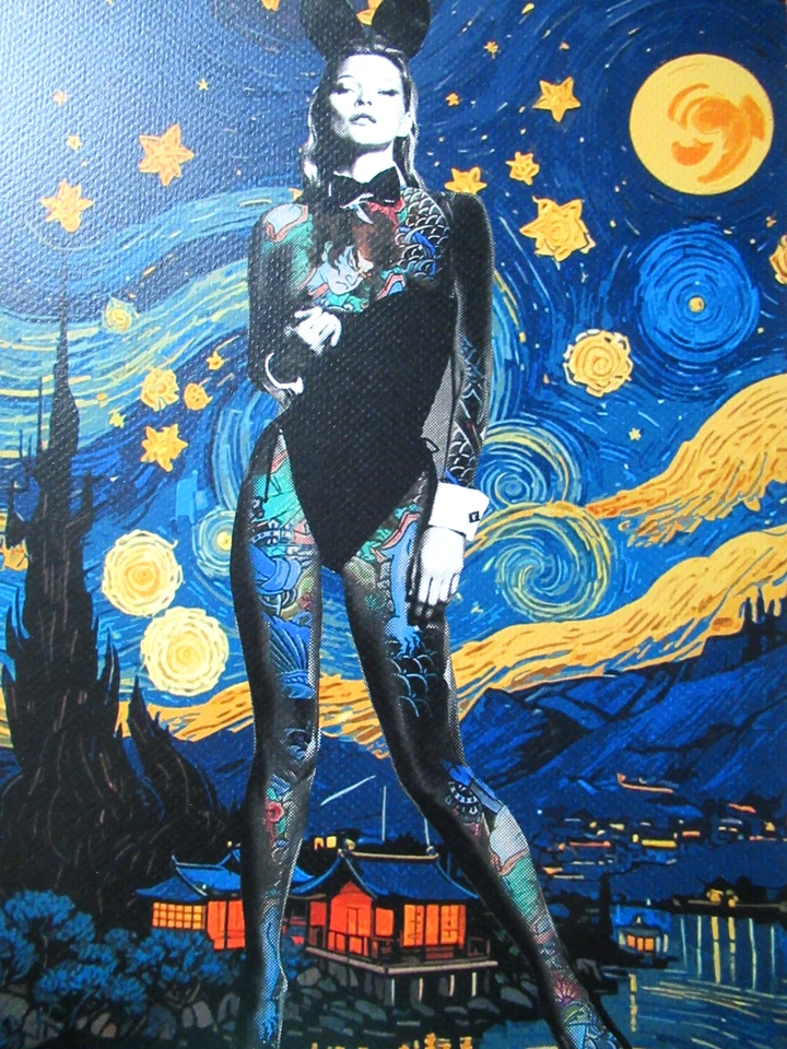 DEATH NYC (1979) SIEBDRUCK VON 2023 ORIGINAL HAND SIGNIERT, NUMMERIERT 32x45cm - Bild 2 von 4