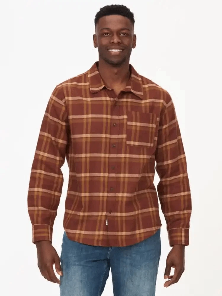 NWT Marmot FairFax Novelty LightWeight Plaid Flannel Button Down Shirt Size XXL