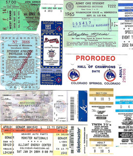 Huge Lot of 250 Different Sports Concerts Events Places Admission Ticket Lot
