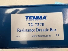 TENMA 72-7270 Resistance Decade Box, 1 to 11111110 OHM