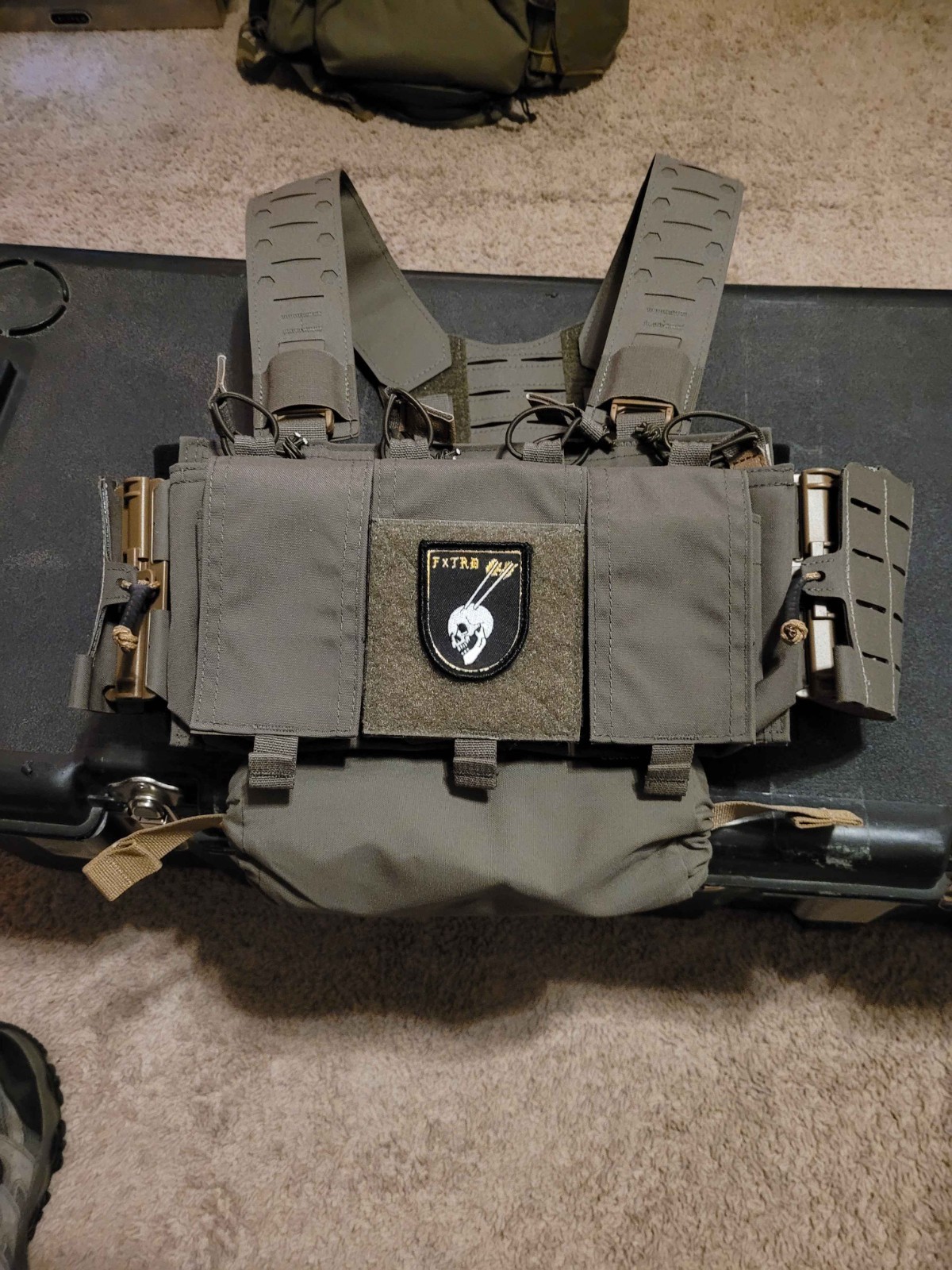 Velocity Systems & Shaw Concepts/Lunar Concepts Tubes Chest Rig - Ranger Green