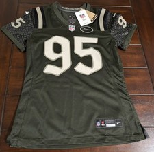 NWT New York Jets Quinnen Williams Nike Rivalries Gotham Football Jersey Women S