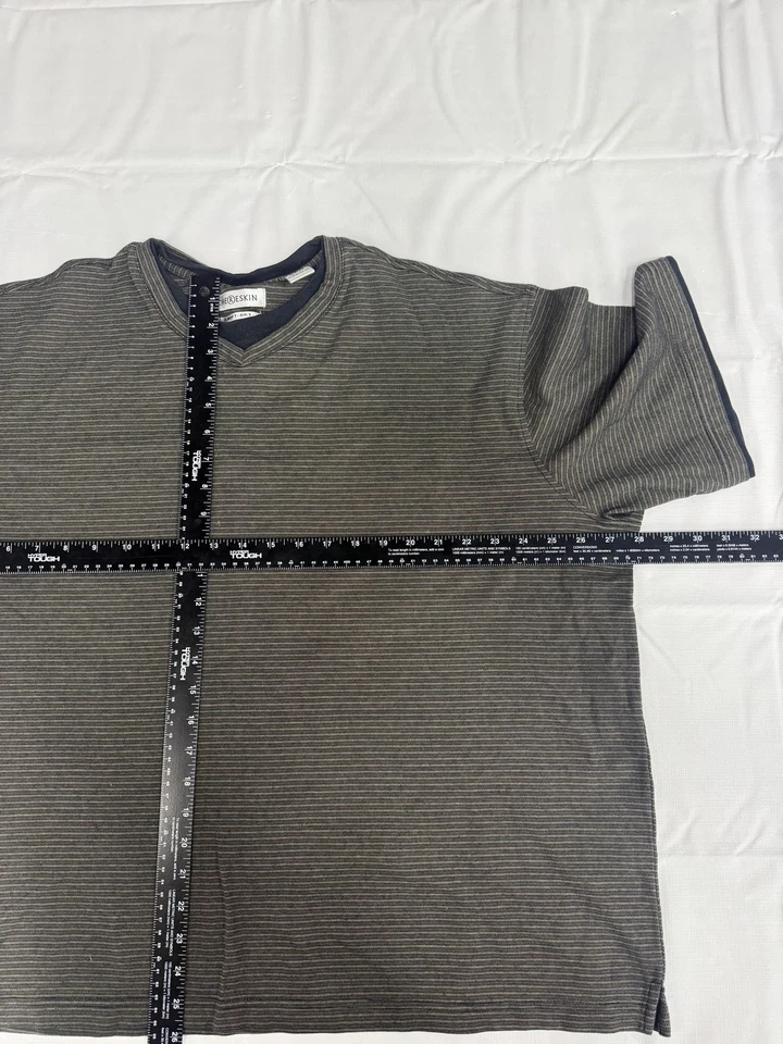 Chereskin Shirt Mens 2XL Black Gray Swift-Dry Short Sleeve Casual Stripe - Image 3 of 4