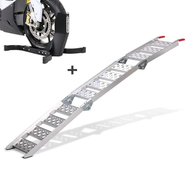 Auffahrrampe + Motorradwippe CP3 FüR Honda CRE-F 250/ 450/ 500-image