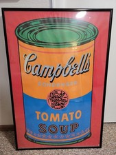 ANDY WARHOL FOUNDATION RARE 1993 LITHO PRINT POSTER " CAMPBELL'S SOUP CAN " 1968