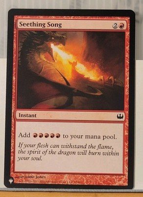 Mtg SEETHING SONG NM The List 70/81 -Argo-