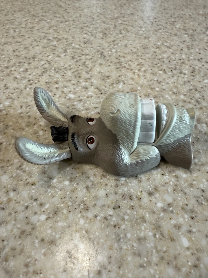 Juguete de comida para niños Shrek 2 Burger King 2004 - reloj burro - no funciona de colección Foto 4 de 4