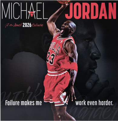 2026 Michael Jordan 16-Month Wall Calendar by Double Time FAST