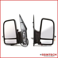 Mercedes Sprinter Wing Mirror Short Manual 2006 - 2018 Left & Right Pair NS OS