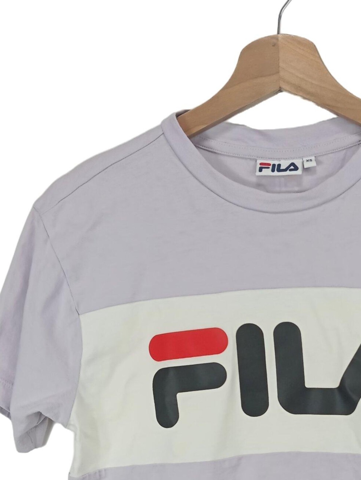 FILA Camicia fantasia Donna Camicia Taglia IT 38 grigio chiaro bianco