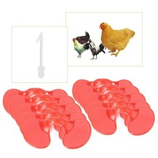 10x Creative Chicken Eyes Glasses Avoid Hen Peck Each Other Chicken Farm 55mm