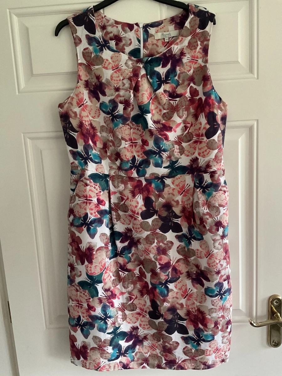 knee length dresses for ladies Linen Bow Front Midi Dress – Peacocks & Pearls Lexington