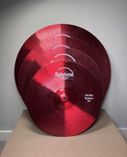 Rainbow Vader Cymbals Lot Of 5 Ride 20  / Crash Ride 18  / Crash 16  /Hi-Hats 14  
