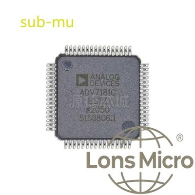 1PCS ADV7181CBSTZ LQFP-64 Video ICs 10B Intg Multiformat SDTV/HDTV #sub/95