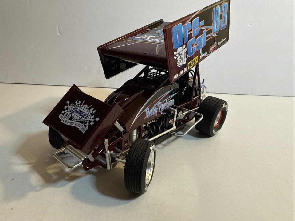 GMP'02 SAMMY SWINDELL #83 BEEF PACKERS 30 YEARS WINGED SPRINT CAR 1:18 New I Box - Image 3 of 4