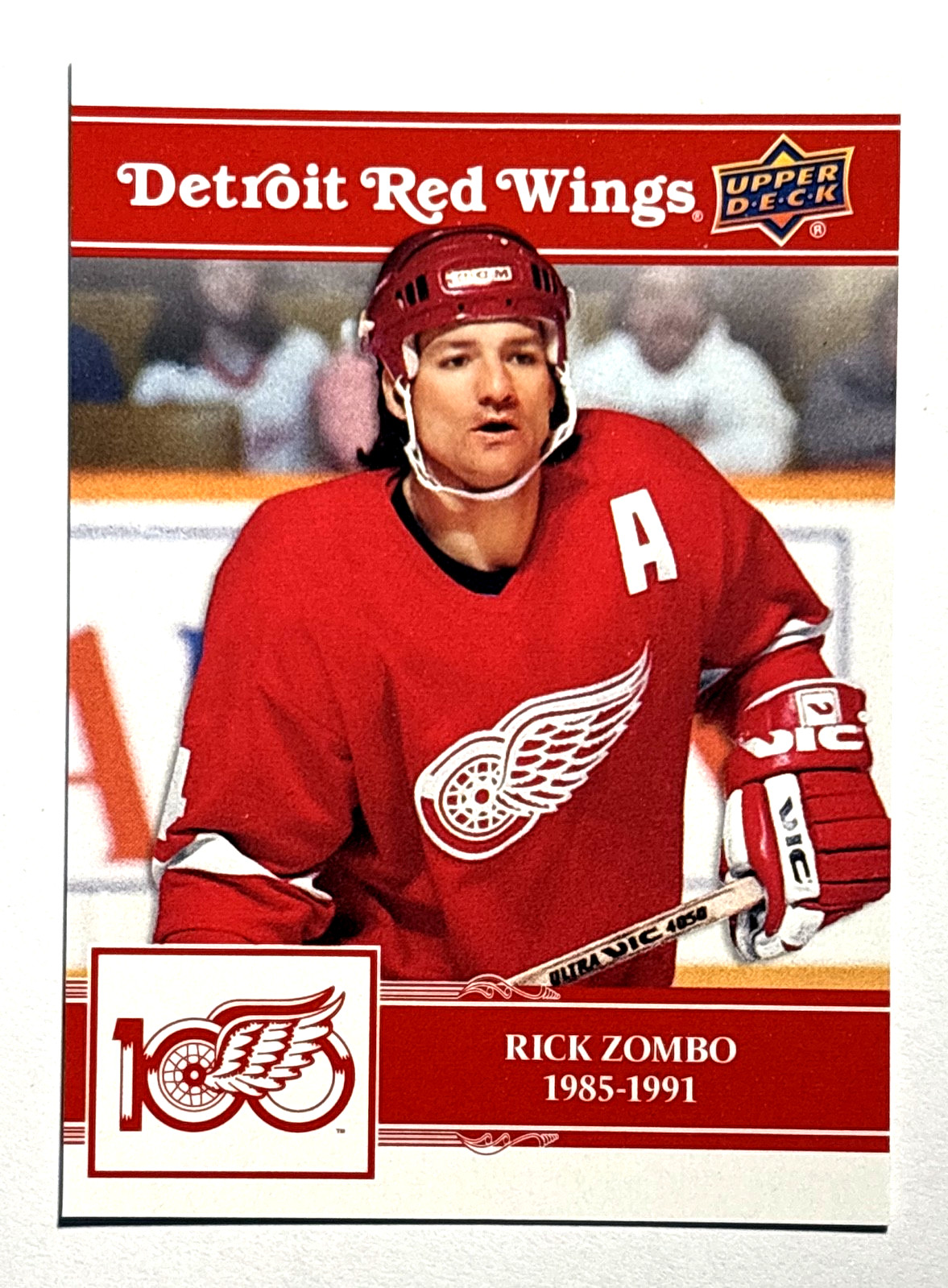 2025-26 Upper Deck Detroit Red Wings Centennial - Rick Zombo #80 Box Set