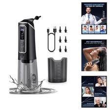 FSA Eligible Electric Ear Wax Removal Kit - Safe Temp Sensor USB Rechargeable