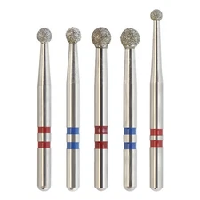 Dental Diamond Burs for Zirconia Adjustment Round Friction Grip FG 801 801L