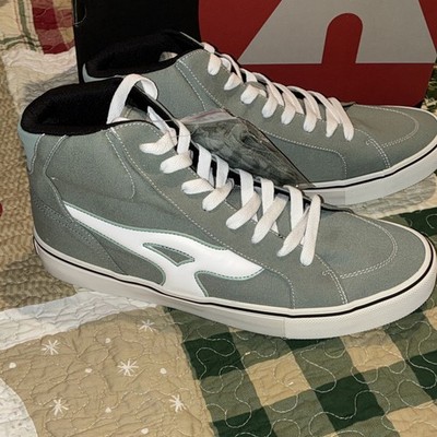 Airwalk Aurora2 Men s Olive/White Mid Top Lace-Up Sneakers Solid Casual