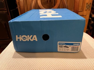 Size 10 - Hoka One One HOKA Bondi 8 D Wide Black White W