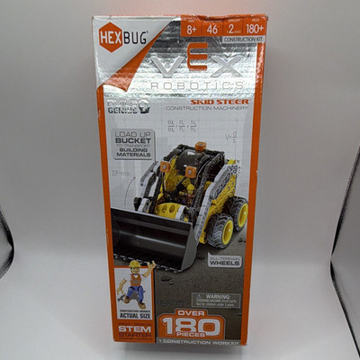 HEXBUG VEX Robotics Skid Steer STEM Construction Kit 180+ pcs Age 8+ VEX IQ