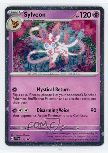 Sylveon Pokémon Scarlet & Violet Black Star Promo #172