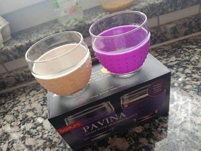 Bodum Pavina Gläser Set 4 Stück Silikatglas 0.1L
