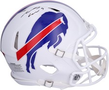 James Cook Buffalo Bills Autographed Riddell Speed Authentic Helmet
