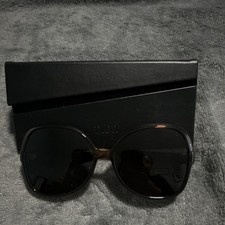 Dior Christian Dior Cat Eye Black Plastic Wom...