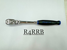 Snap-on Tools Usa New 14 Power Blue Soft Grip Long Flex Head Ratchet Thlf72mb