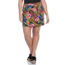 Rafaella Women's Stretch Skort, Coral, sz L