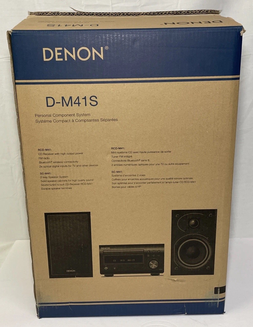 W/ Cd Player, Bluetooth, 2 Scm41 Speakers