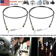 2-11082 Shifter Cables 2pcs for Chuckwagon Trailwagon American Landmaster LM400