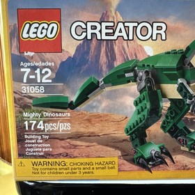 2017 LEGO Creator Mighty Dinosaurs Set 31058 Pterodactyl Triceratops T-Rex New