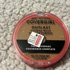 Cover Girl Outlast Extreme Wear Pressed Powder Foundation 870 Toasted Almond