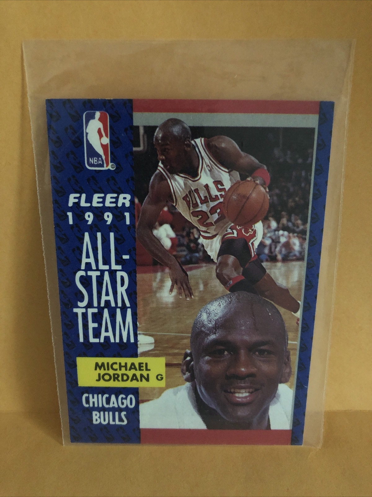 1991-92 Fleer #211 Michael Jordan (AS).  JC Cards
