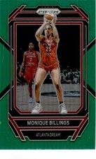 2023 Panini Prizm WNBA Green #62 Monique Billings Prizm Atlanta Dream